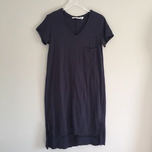 Wilt Navy Blue Tee Shirt Shift Dress Small